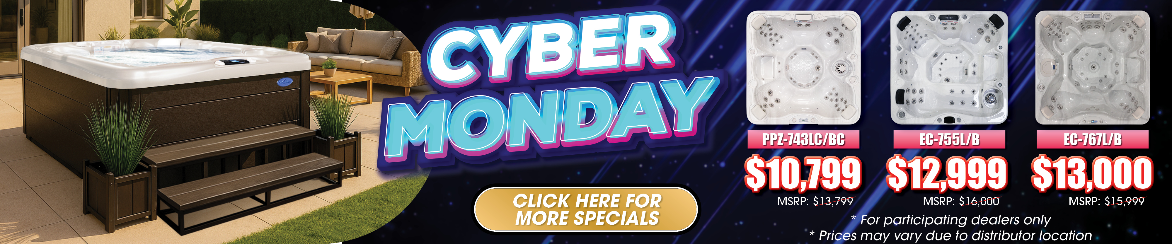 Calspas hot tub being used in a family setting - Kirkland